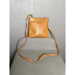 1990's Small Leather Crossbody Satchel from FOSSIL Gender Neutral Bag